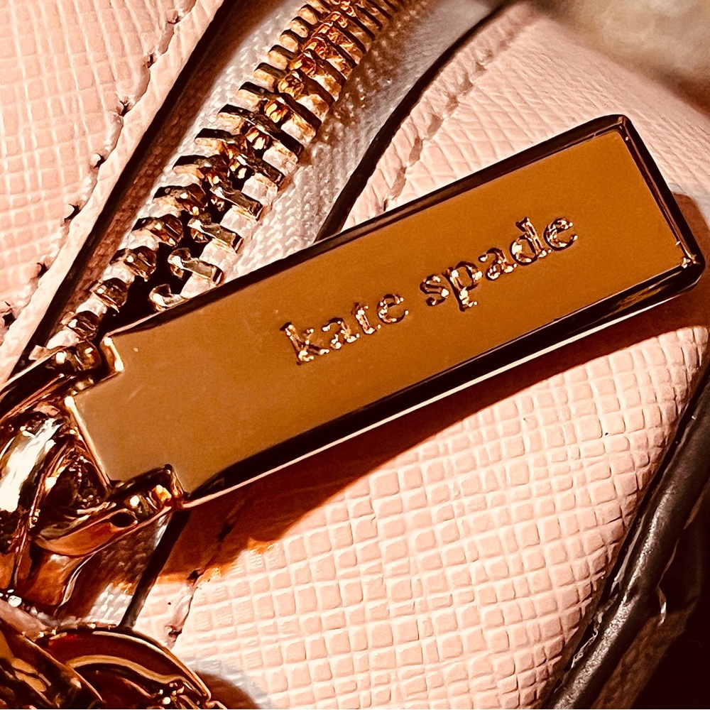 Kate Spade Pastel Pink Leather Crossbody Bag - Picture 8 of 10
